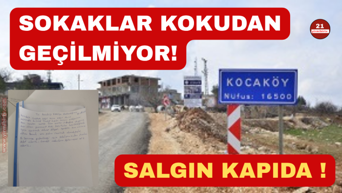 Kocaköy'de Altyapı Çilesi: Atık Sular Sokaklara Akıyor, Vatandaş Çözüm Bekliyor